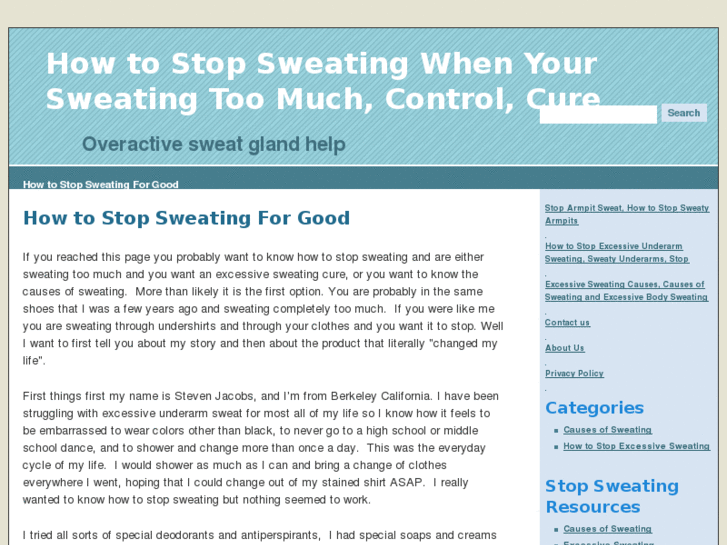 www.howtostopsweatingfast.com