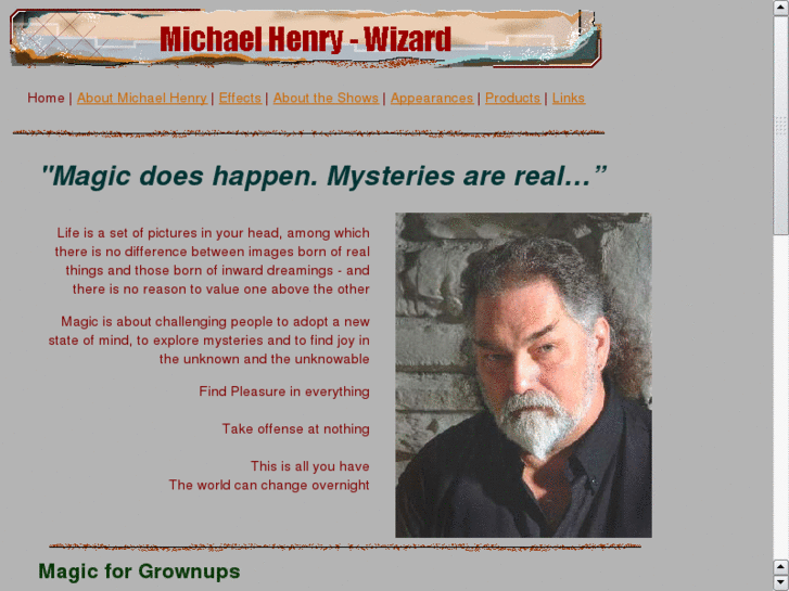 www.michaelthewizard.com