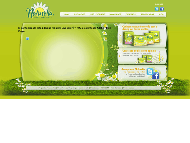 www.naturellacomcamomila.com.br