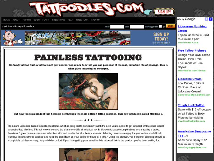 www.painlesstattooing.com