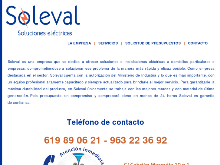 www.solevalinstalaciones.com