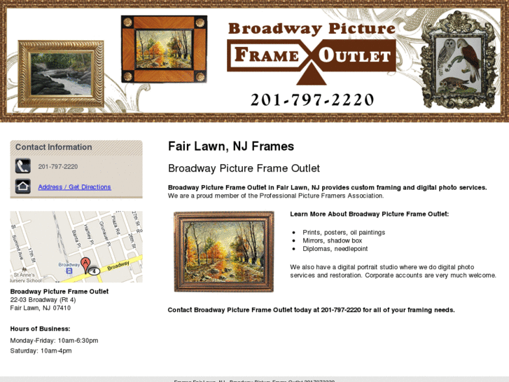 www.broadwaypictureframeoutlet.com