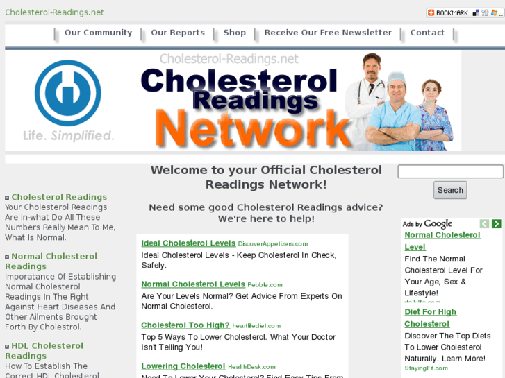 www.cholesterol-readings.net