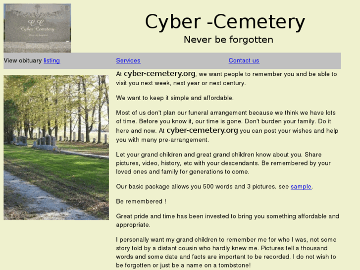 www.cyber-cemetery.org