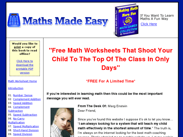 www.freemathworksheets.org