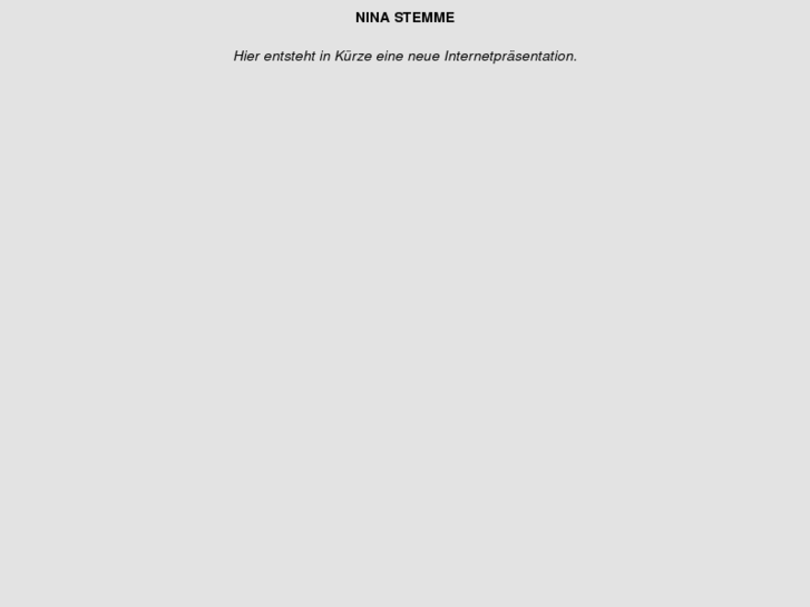 www.nina-stemme.com