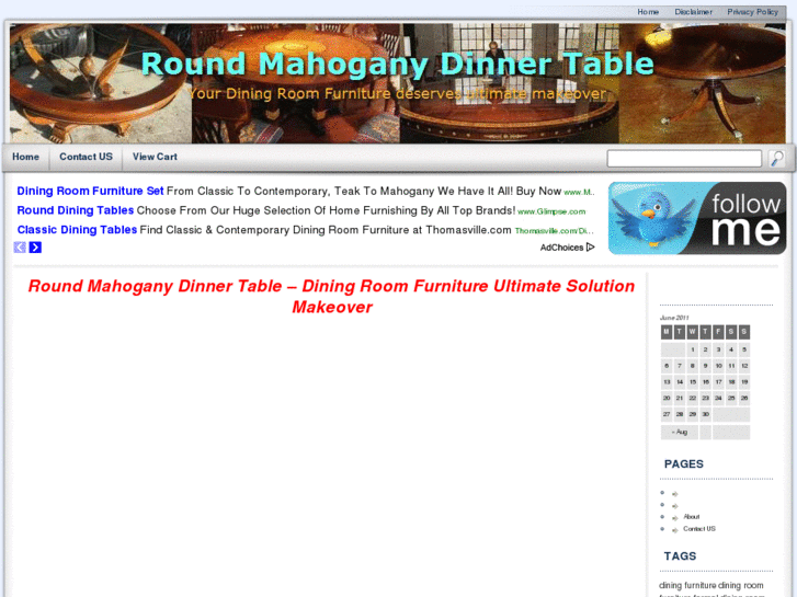 www.roundmahoganytable.com