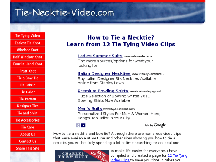 www.tie-necktie-video.com