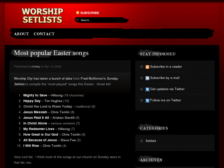 www.worshipsetlists.com