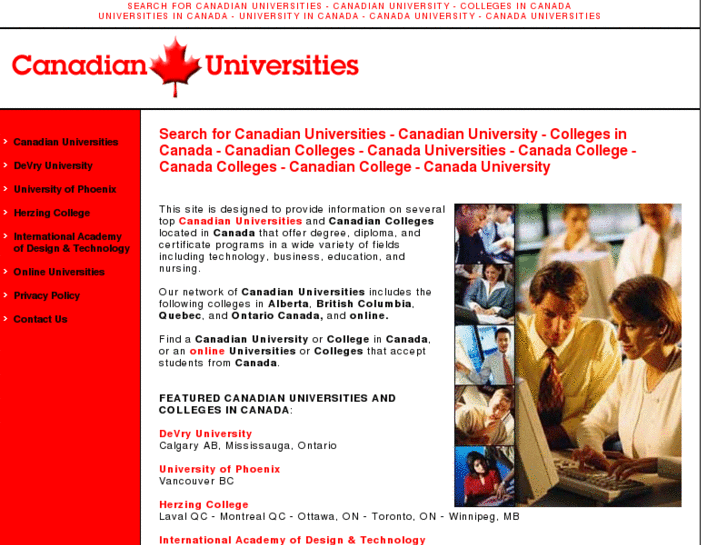 www.canadianuniversities.org