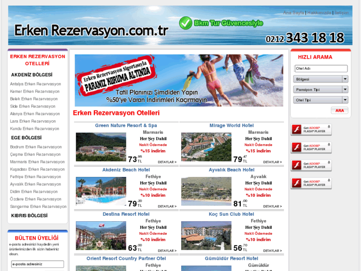 www.erkenrezervasyon.com.tr