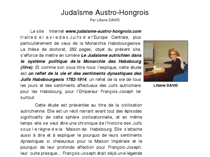 www.judaisme-austro-hongrois.com