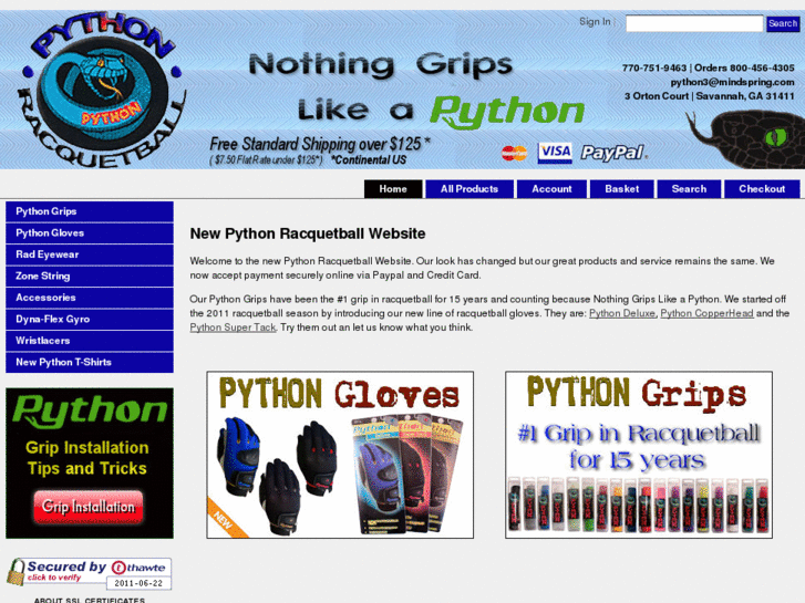 www.pythonracquetball.com