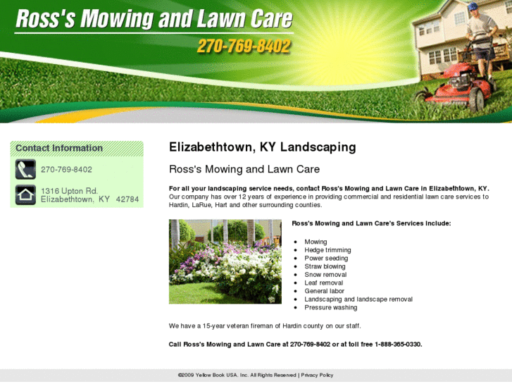 www.rosssmowingandlawncareky.com