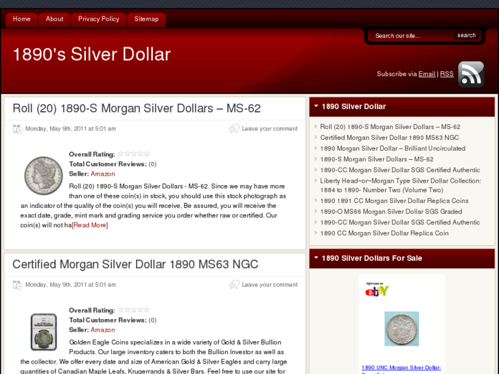 www.1890silverdollar.com