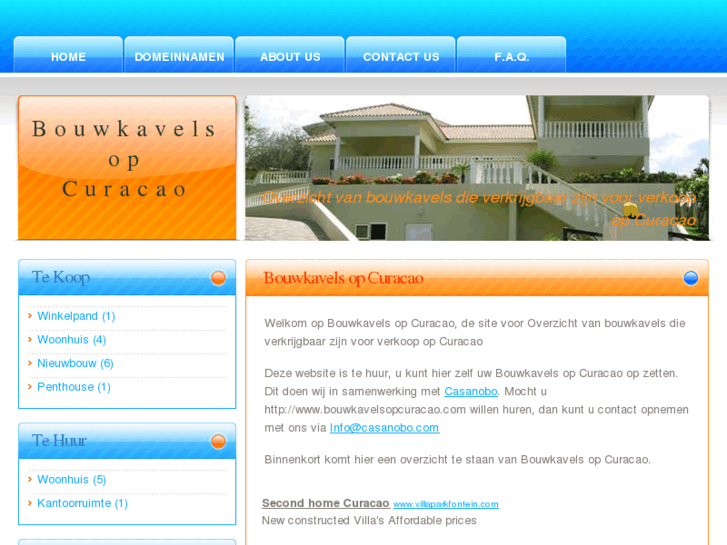 www.bouwkavelsopcuracao.com