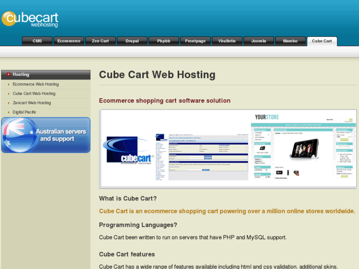 www.cubecartwebhosting.com.au