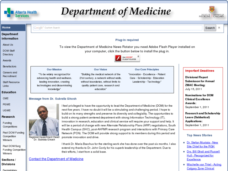 www.departmentofmedicine.com