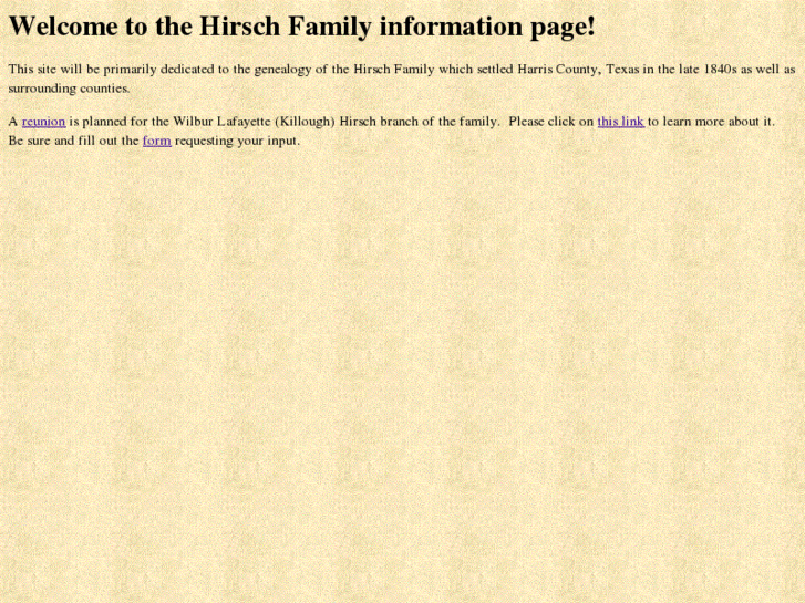 www.hirschfamily.info