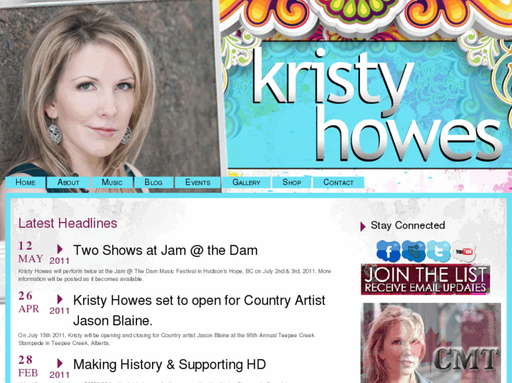 www.kristyhowesmusic.com