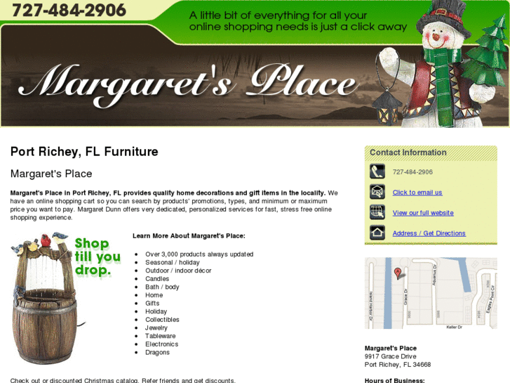 www.margaretsplaceonlineshopping.com