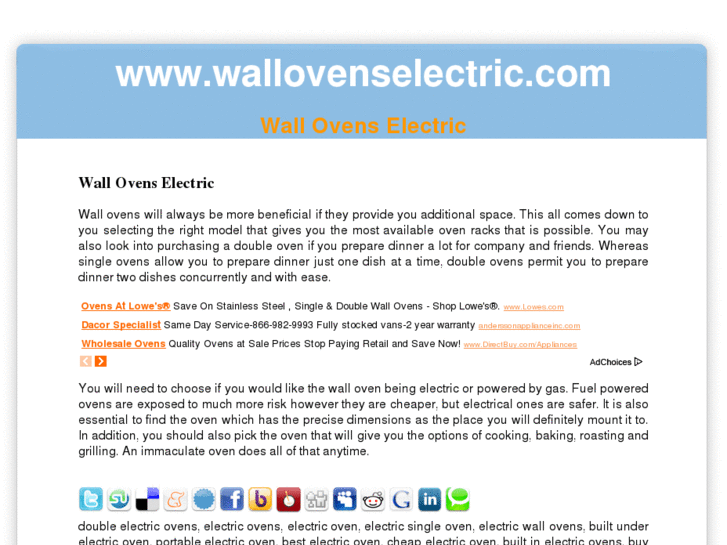 www.wallovenselectric.com