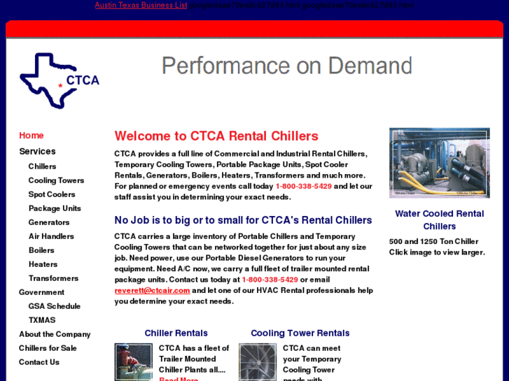 www.ctcaaircooledrentalchillers.com