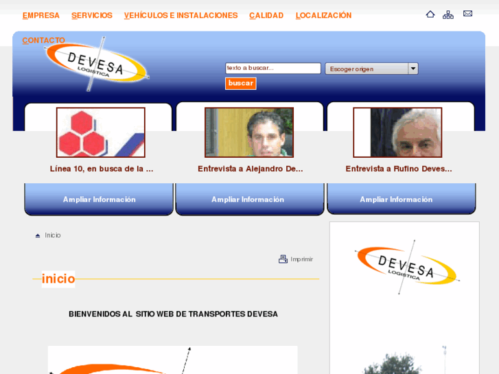 www.devesalogistica.es