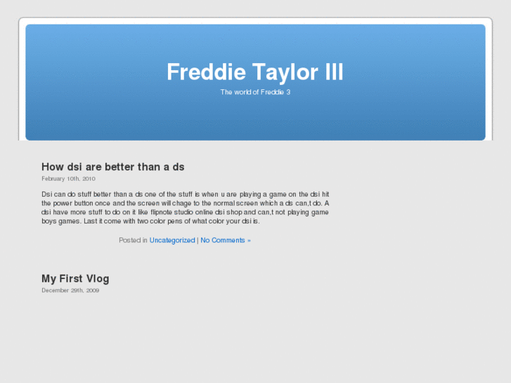 www.freddietaylor3.com