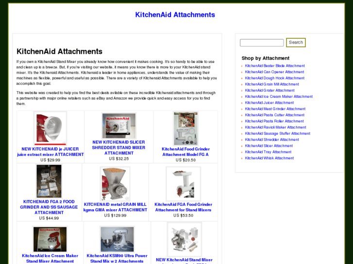 www.kitchenaidattachments.com