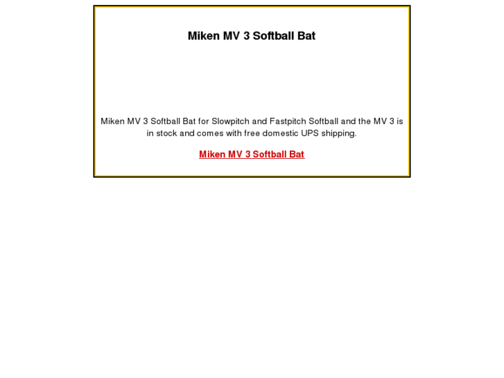 www.mikenmv3softballbat.com