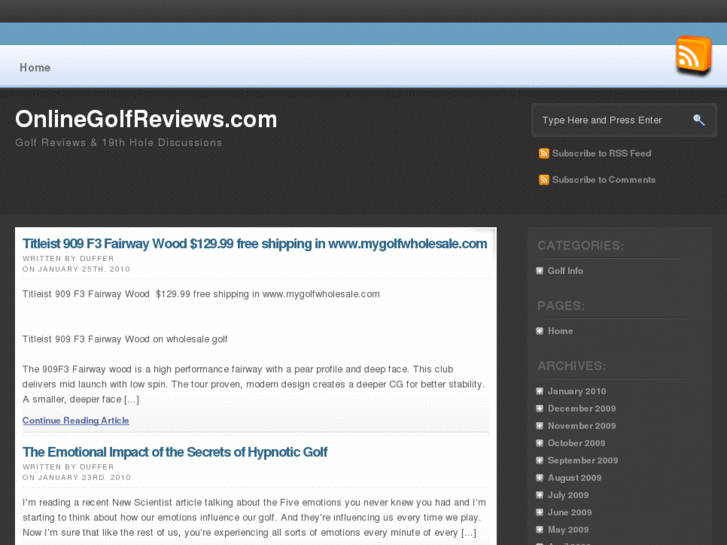 www.onlinegolfreviews.com