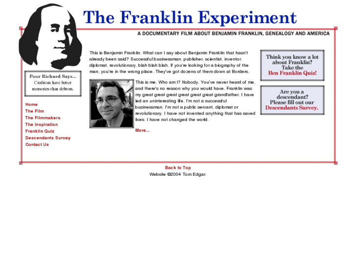 www.thefranklinexperiment.com