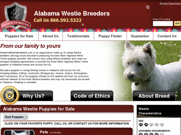 www.alabamawestiebreeders.com