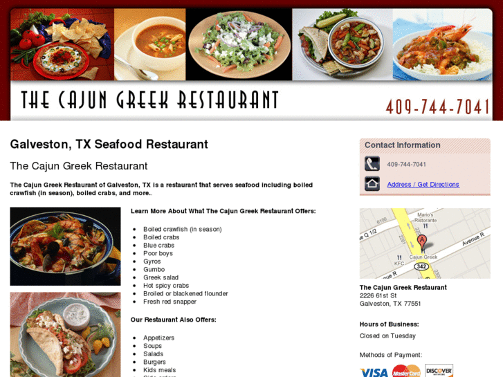 www.cajungreekrestaurant.com