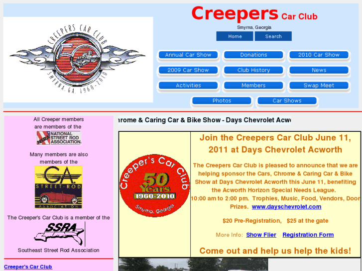 www.creeperscarclub.com