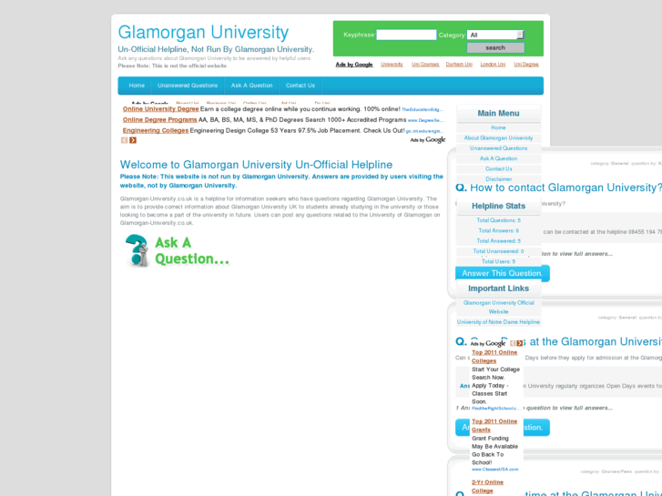 www.glamorgan-university.co.uk