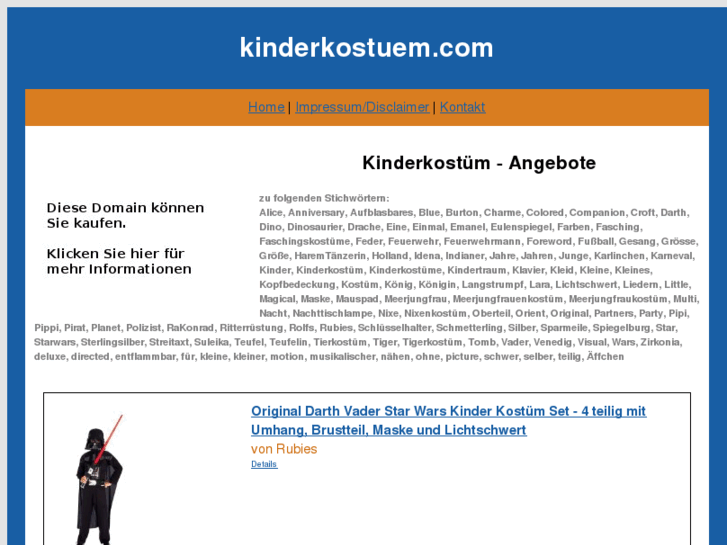 www.kinderkostuem.com