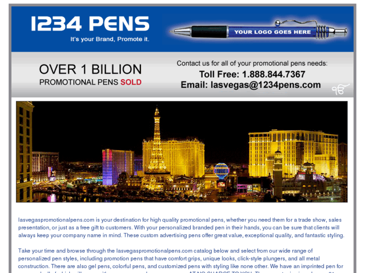 www.lasvegaspromotionalpens.com