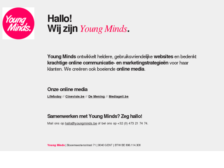 www.youngminds.be