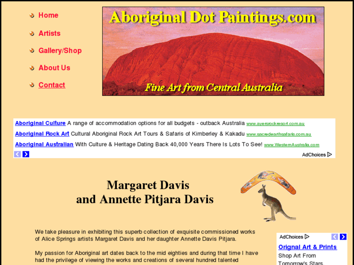 www.aboriginaldotpaintings.com