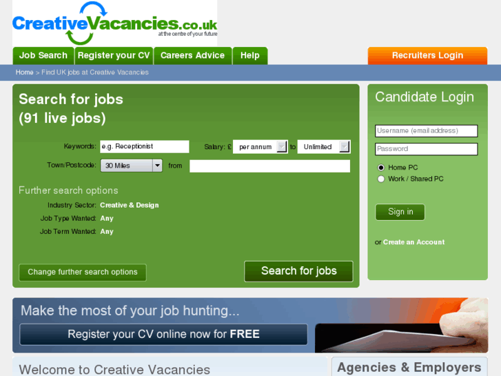 www.creativejobvacancies.com