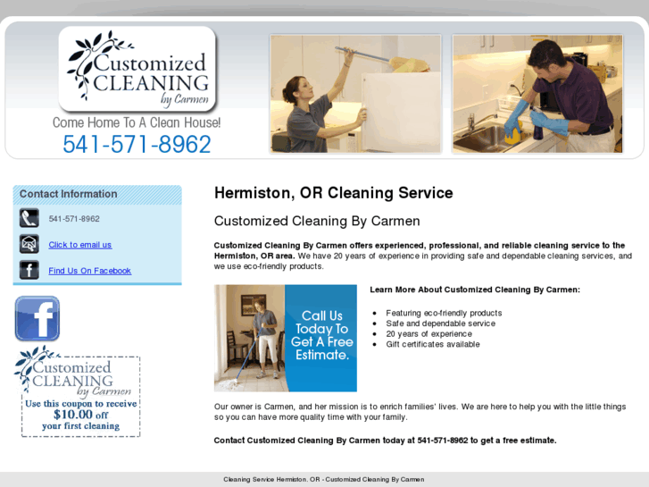 www.customizedcleaningbycarmen.com