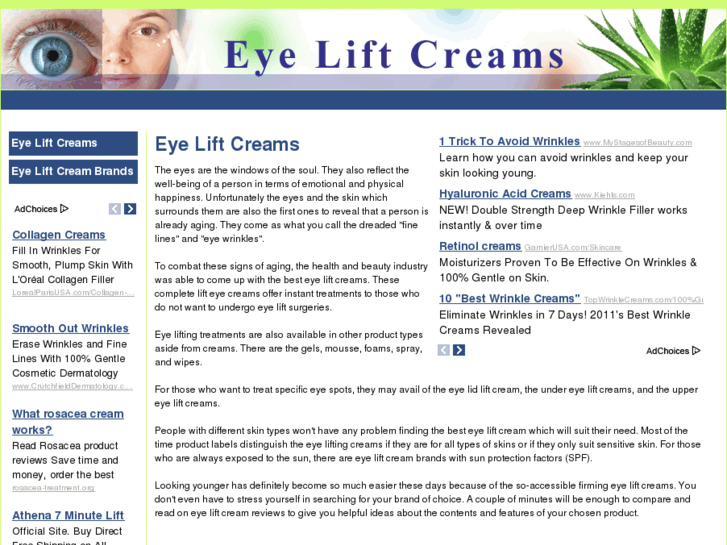 www.eyeliftcreams.com