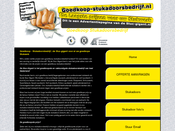 www.goedkoop-stukadoorsbedrijf.nl