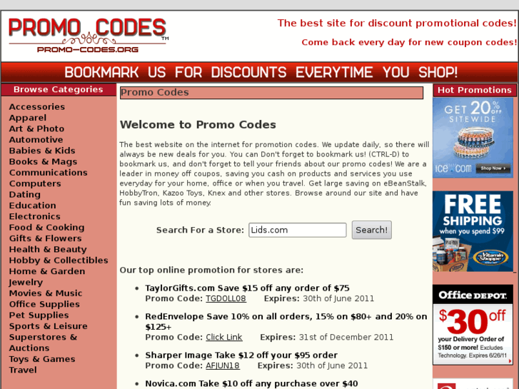 www.promo-codes.org