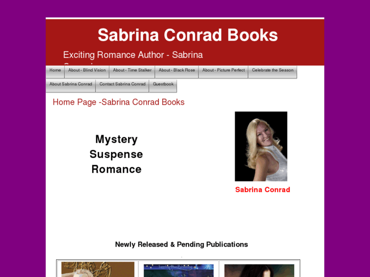 www.sabrinaconradbooks.com