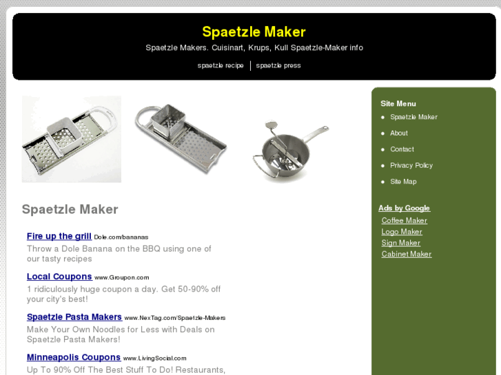 www.spaetzlemaker.net