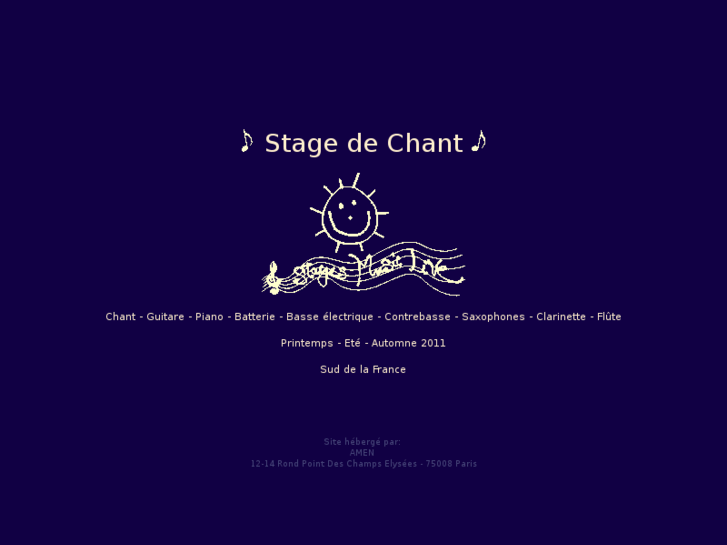 www.stagedechant.net