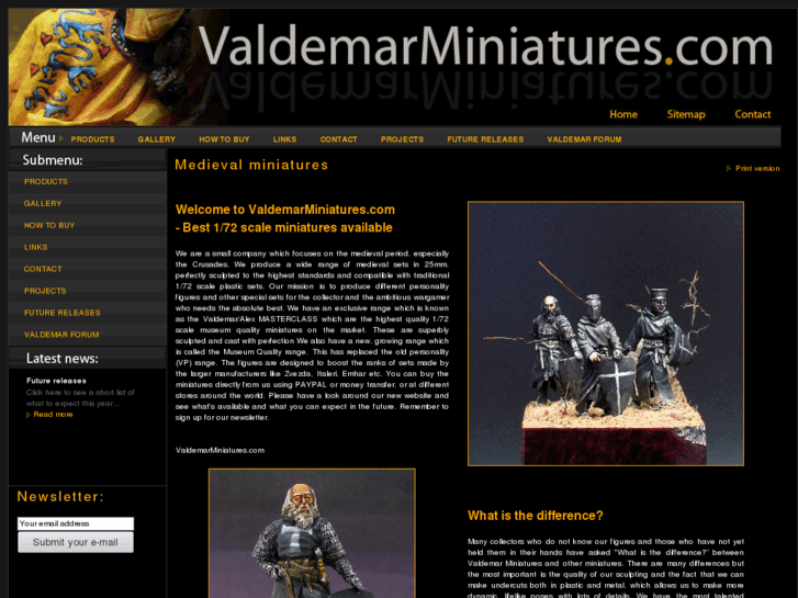 www.valdemarminiatures.com